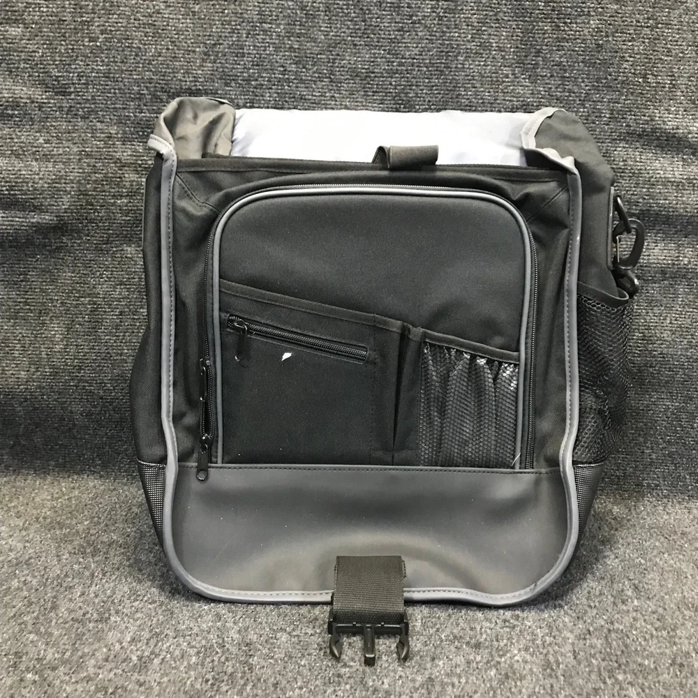 Kensington Saddlebag Ultra Black Unisex Size Messenger F4355‎ Messenger Bag
